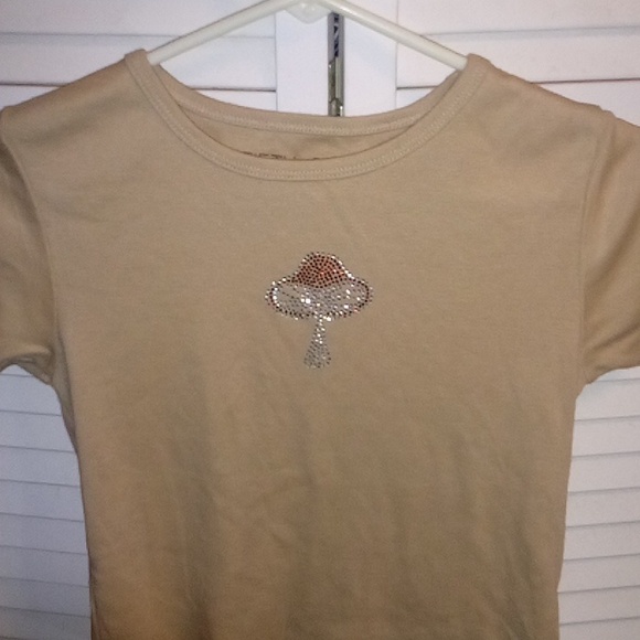 Mushroom Rhinestone T-Shirt - Picture 2 of 4